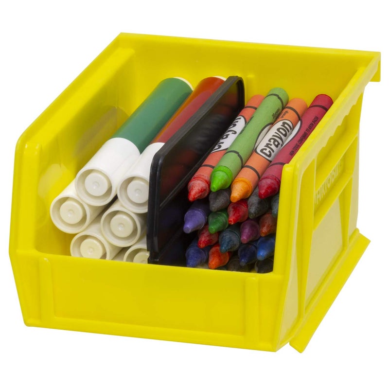 Akro-Mils 40210 Plastic Length Dividers for AkroBins Stackable Storage Bins Model 30210, Custom Storage Inserts for Tools, Crafts & Supplies, 6-Pack, Black - Image 3