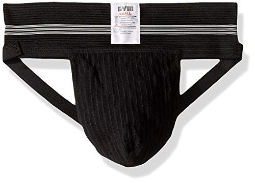GYM Mens Old School Jockstrap (Medium, Black, 1-Pack) - Image 2