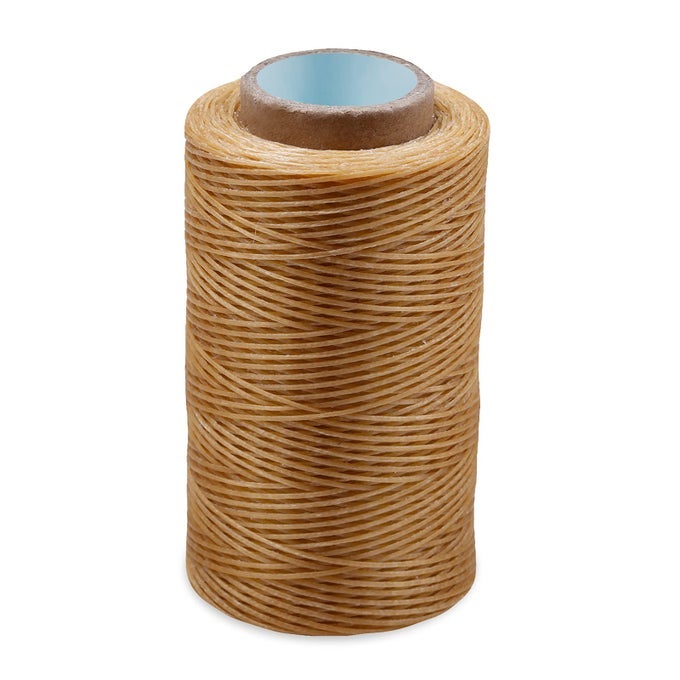 284 YARDS WAXED THREAD 210D HEAVY DUTY WAX THREAD FOR LEATHER SEWING UPHOLSTERY THREAD 08MM FLAT WAXED THREAD FOR BOOKBINDINGSHOE REPAIRINGLEATHER PROJECTS