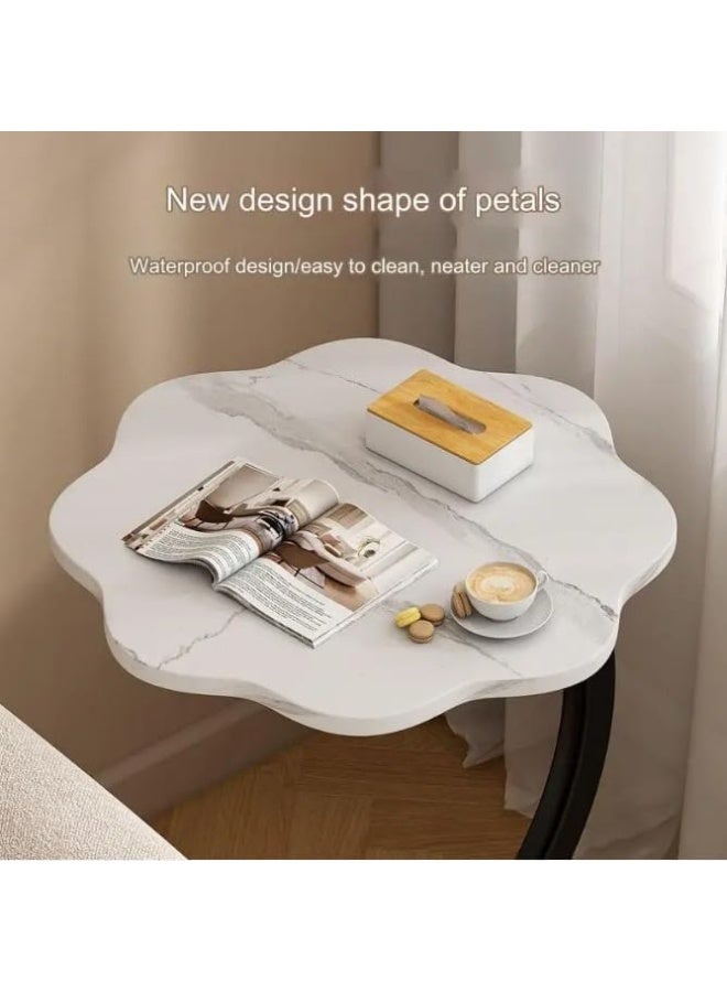 SUPAAR Coffee Table Living Room Table with 2-Tier Storage Shelf Modern Metal Frame and Wood Desktop - Image 5
