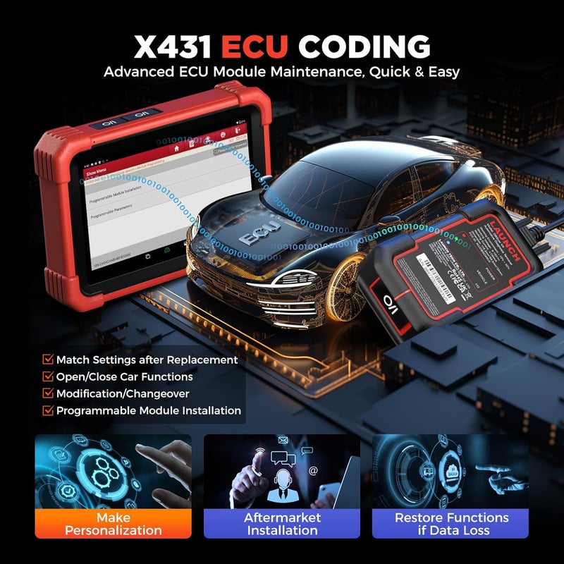 LAUNCH X431 CRP919X BT OBD2 Scanner ECU Coding CANFD DoIP Diagnostic Tool - Image 3