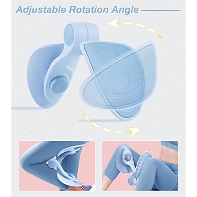 rayihni مدرب الفخذ، مدرب الورك، مدرب قاع الحوض، مقص الفخذ، مكثفات الفخذ، مقصات الذراع والساق، معدات تمارين الفخذ الداخلية للنساء (أزرق) - Image 3