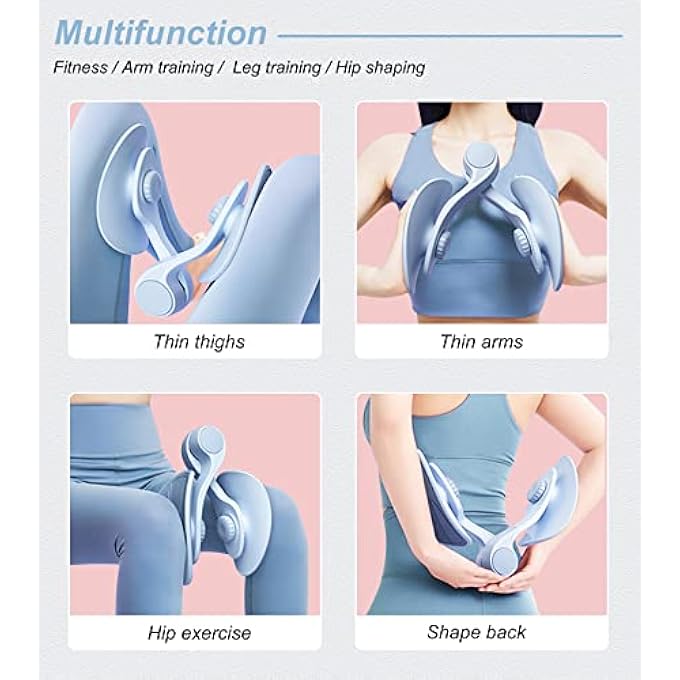rayihni مدرب الفخذ، مدرب الورك، مدرب قاع الحوض، مقص الفخذ، مكثفات الفخذ، مقصات الذراع والساق، معدات تمارين الفخذ الداخلية للنساء (أزرق) - Image 5