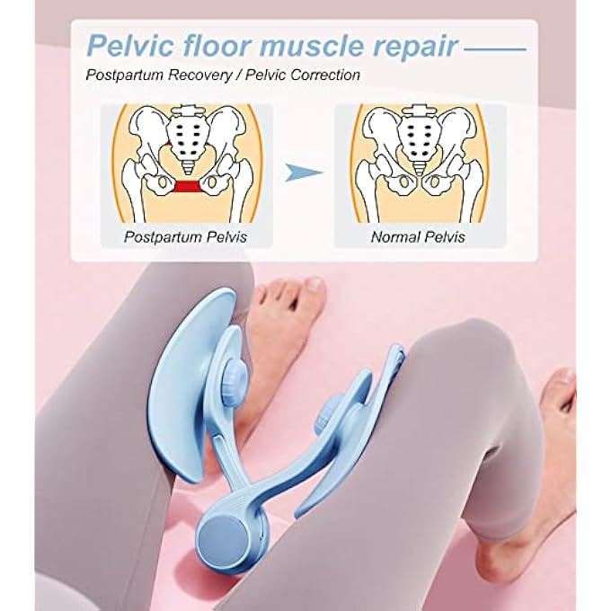 rayihni مدرب الفخذ، مدرب الورك، مدرب قاع الحوض، مقص الفخذ، مكثفات الفخذ، مقصات الذراع والساق، معدات تمارين الفخذ الداخلية للنساء (أزرق) - Image 4