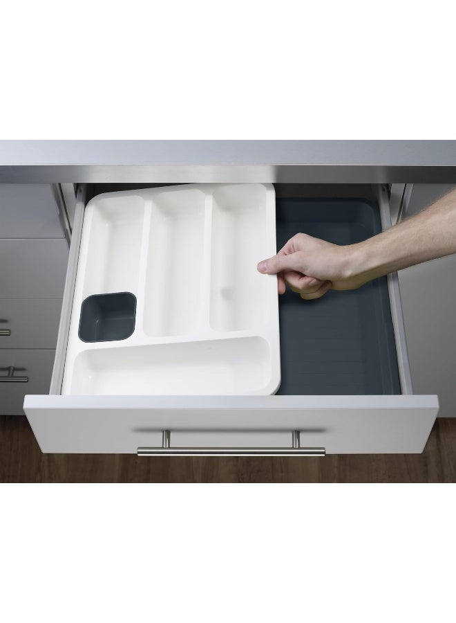 Joseph Joseph Joseph Drawerstore Expandable Cutlery Tray Dark Gray 1 EA 85042 - Image 1