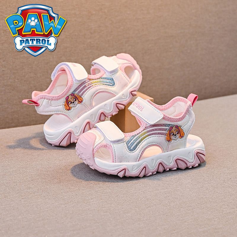 Wang Wang Team Sandals 2025 Boys Non-Slip Wear-Resistant Baotou Girls Anti-Collision Soft Bottom Fashion Sneaker - Image 4