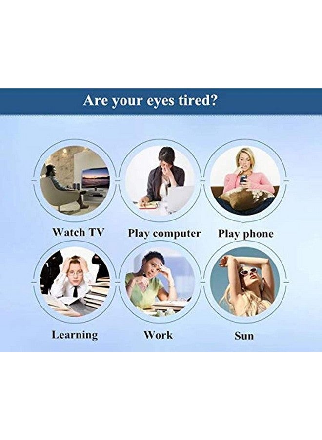 SONEEV MART (PACK OF 1) Eye Mask For Sleeping Men Women With Cooling Gel For Night Deep Sleep, Dark Circles, Puffy Eye's, Dry Eyes And Eye Fatigue (LIGHT BLUE COLUR) - Image 4