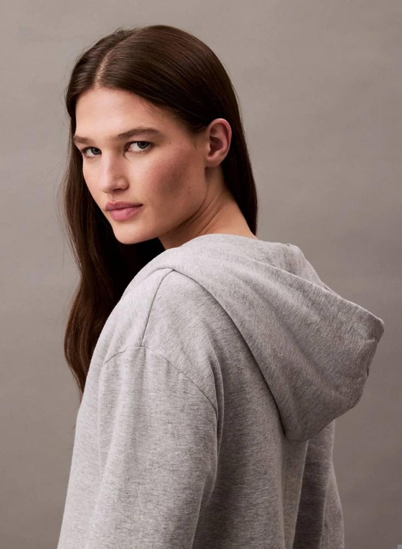 كالفن كلاين هودي Icon Cotton Terry مريح - Image 3