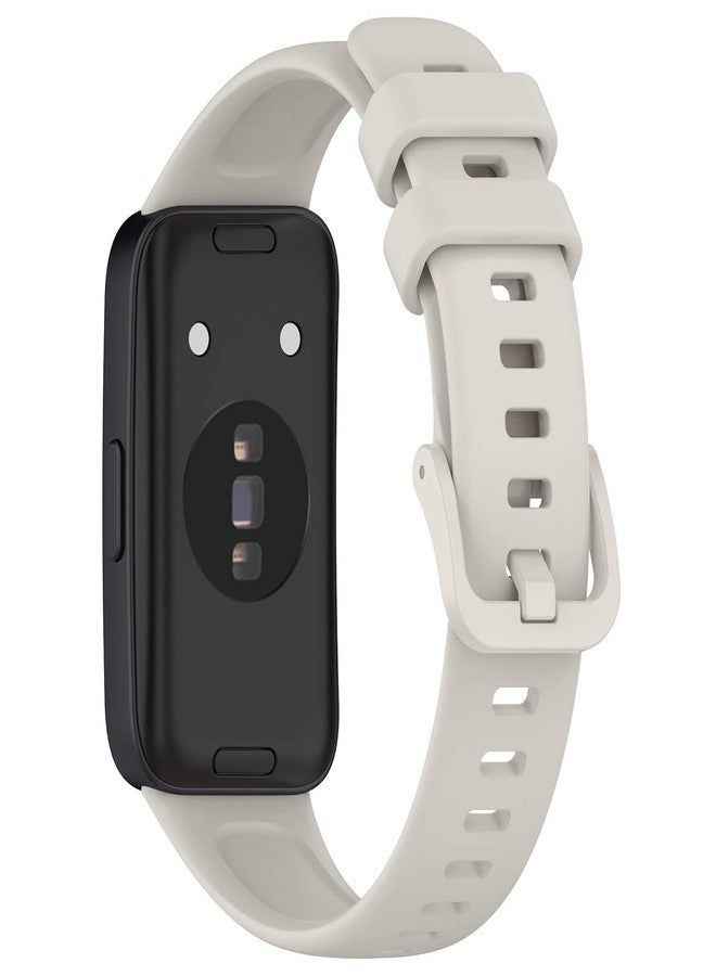NOOETAH 2 Pack Silicone Waterproof Replacement Bands Compatible with Band 9/Band 8 (Black+Ivory) - Image 2
