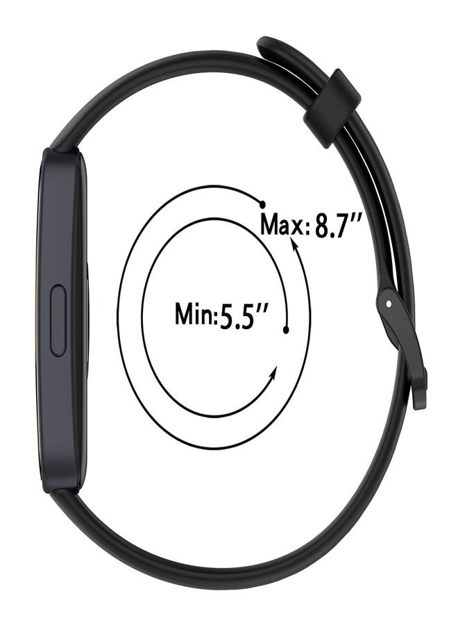 NOOETAH 2 Pack Silicone Waterproof Replacement Bands Compatible with Band 9/Band 8 (Black+Ivory) - Image 5