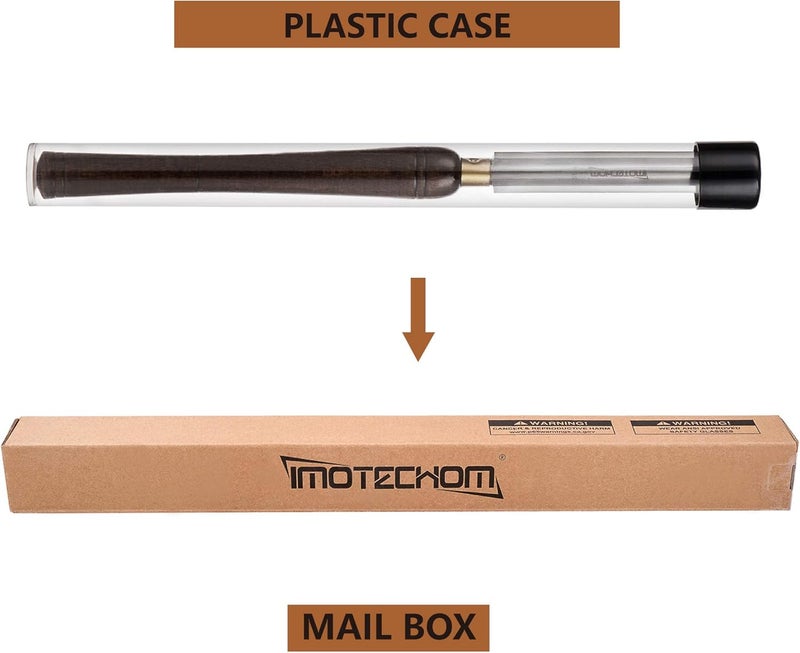 IMOTECHOM 1-Inches HSS Roughing Gouge Lathe Chisel Wood Turning Tools with Round Plastic Box and Hanging Bag - Image 5