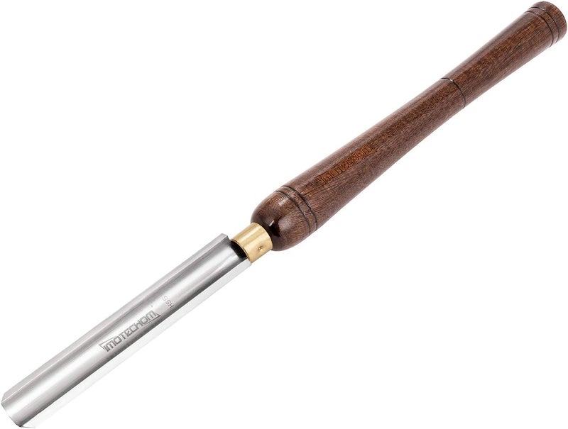 IMOTECHOM 1-Inches HSS Roughing Gouge Lathe Chisel Wood Turning Tools with Round Plastic Box and Hanging Bag - Image 1