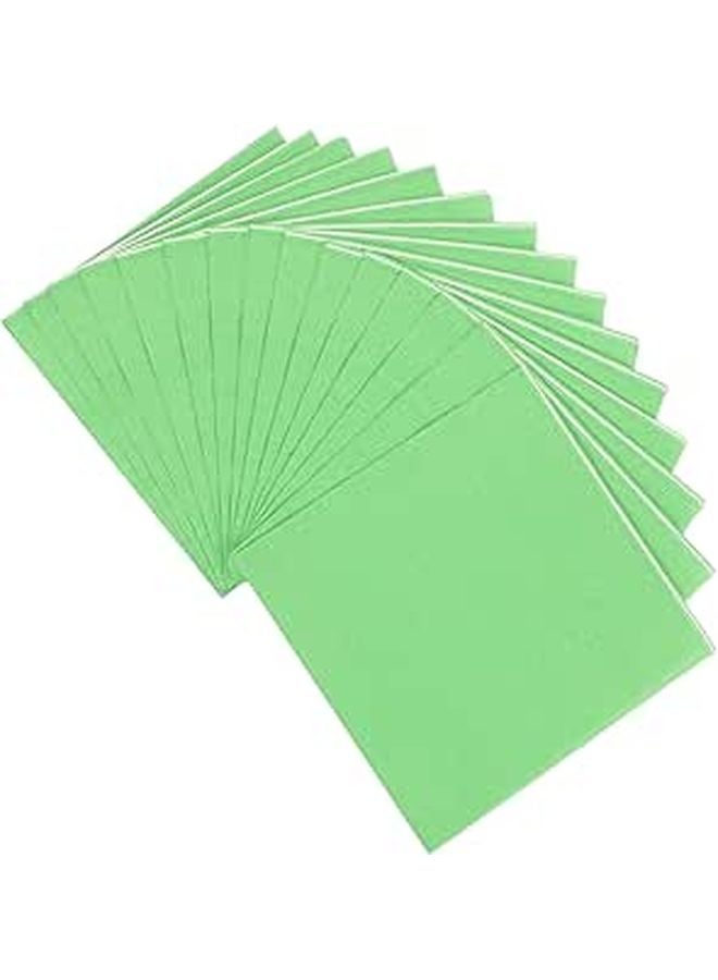 مناديل ورقية خضراء قابلة للتخلص 60 ورقة 12.99 × 12.99 بوصة لحفلات العشاء والاستحمام - Image 1