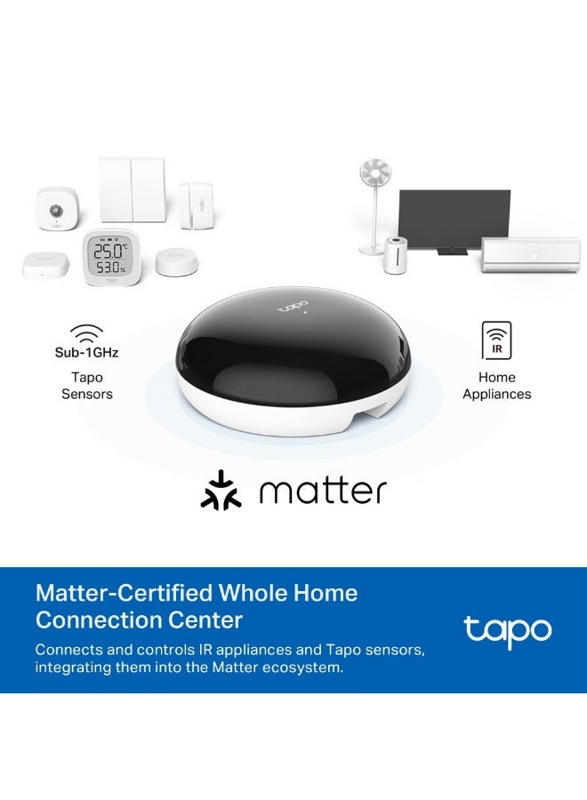 Tapo H110 IR Remote Control - Supports 18 Device Types, Over 8000 Brands, Tapo Sensor Hub, Voice Control with Alexa/Siri, Compatible with Matter Timer, Schedule, Remote Control - Image 5