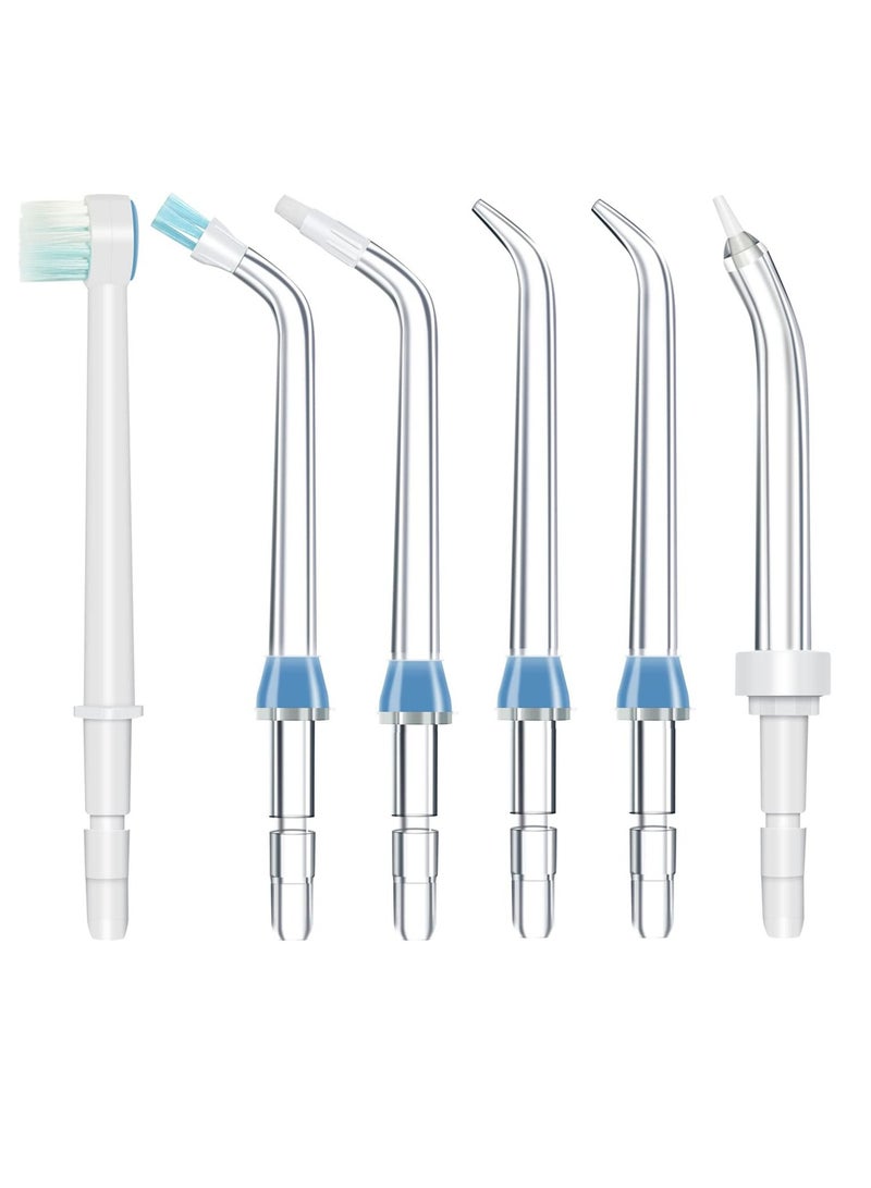 SYOSI Replacement Tips for Waterpik Water Flosser Classic Jet Tips, for Waterpik' Replacement Parts and Other Oral Irrigators (AquaFlosser 6 Tips) - Image 1