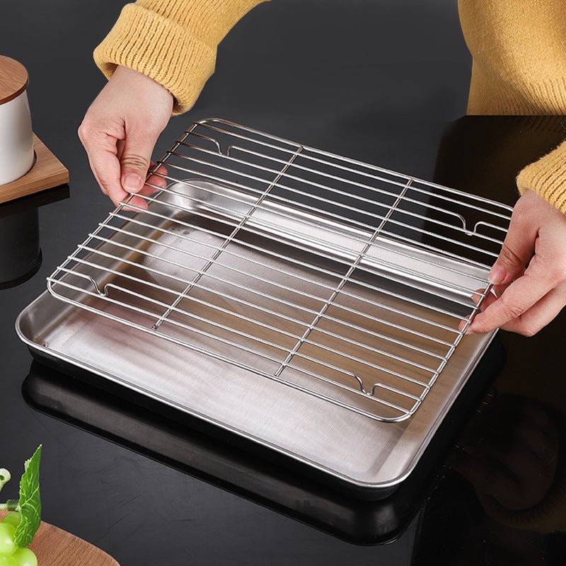Stainless Steel Utensil Large Rust-Resistant Versatile Kitchen Tool - Durable Grill Drainer For Cooking Grilling Home Use - Image 4