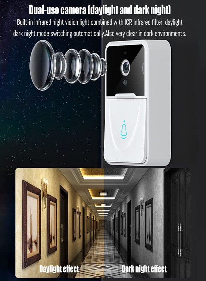 BEEBIRD Wireless WiFi Video Doorbell Camera with Indoor Chime - Real-time Two-Way Audio, Night Vision, HD Resolution Smart Door Bell - Image 5