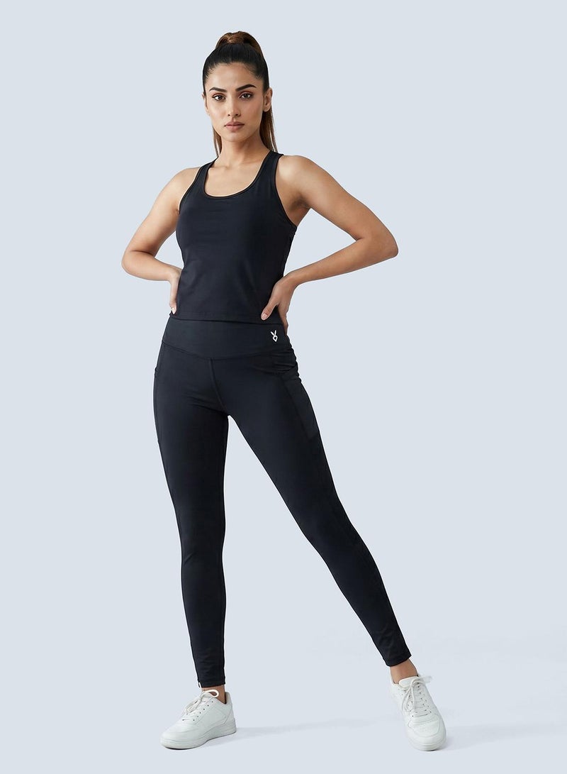 Cardio Bunny Sulpting High Waist Skin Fit Compression Stretchable Sports Legging - Image 3