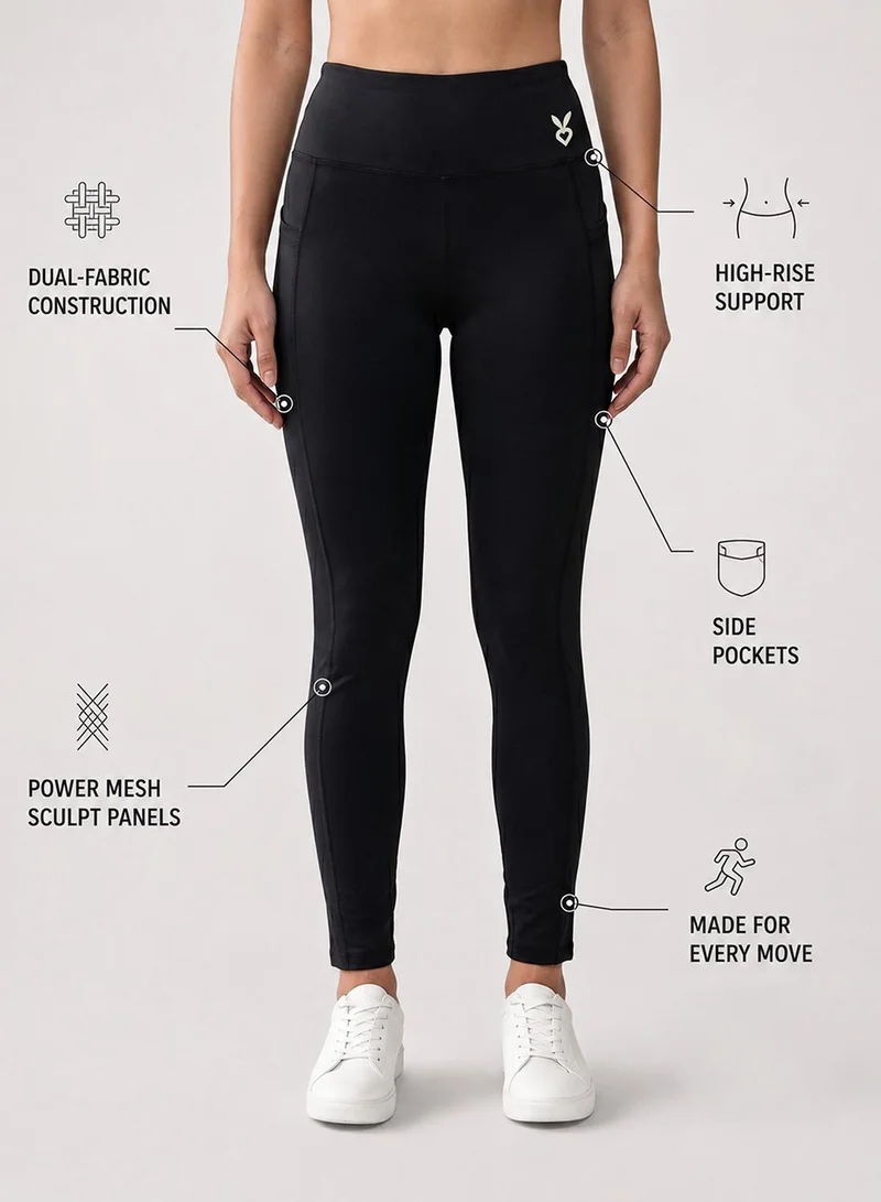 Cardio Bunny Sulpting High Waist Skin Fit Compression Stretchable Sports Legging