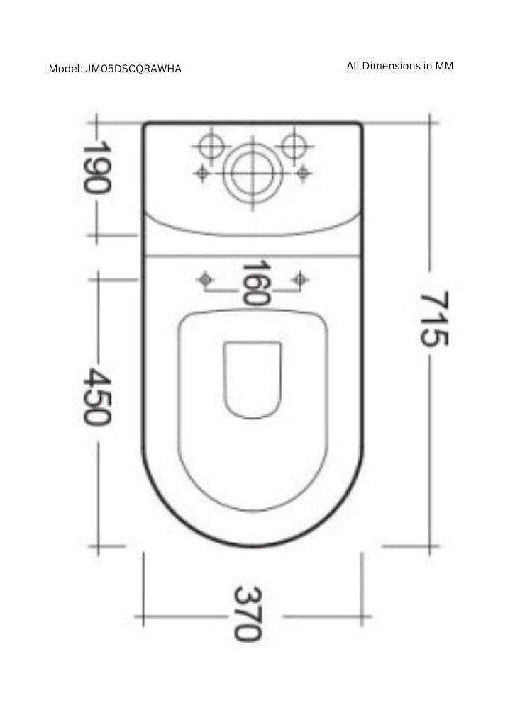 RAK CERAMICS - RAK-JUMEIRAH Deluxe Softclose Toilet Seat Cover-Abs Wrapover | Oval Soft Close Quiet Lid with Quick Release| ABS Wrapover for Modern Bathrooms - Alpine White - Image 1