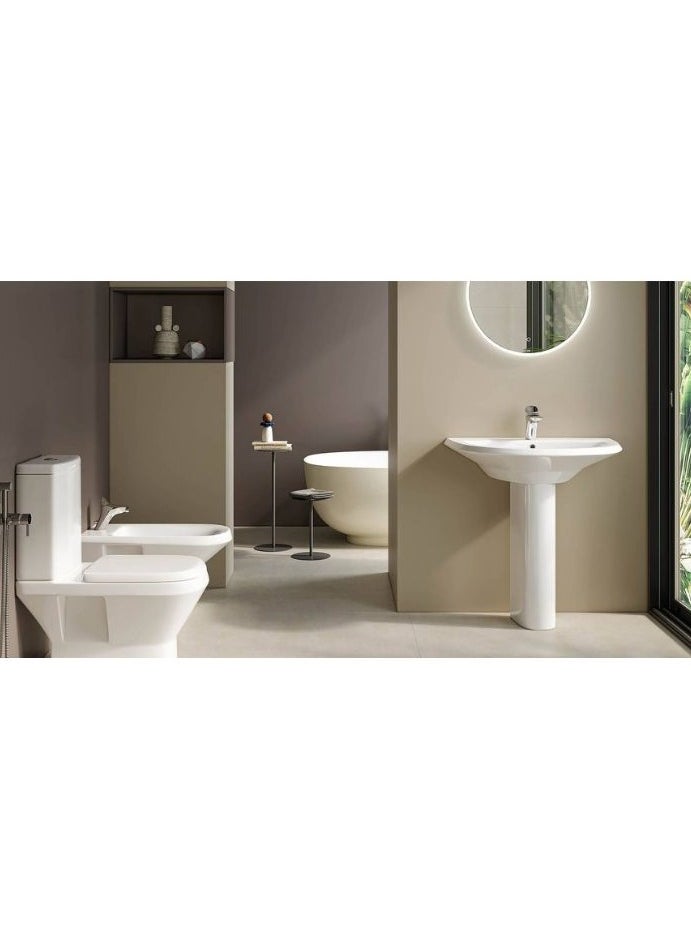 RAK CERAMICS - RAK-JUMEIRAH Deluxe Softclose Toilet Seat Cover-Abs Wrapover | Oval Soft Close Quiet Lid with Quick Release| ABS Wrapover for Modern Bathrooms - Alpine White - Image 1