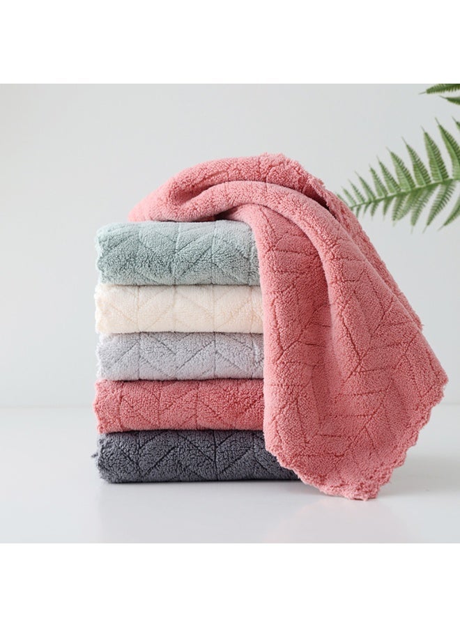 Microfiber Dish Cloths 30x30cm Ultra Absorbent Reusable NonStick Oil Kitchen Cleaning Towels MultiPurpose Household Wipes - Image 2