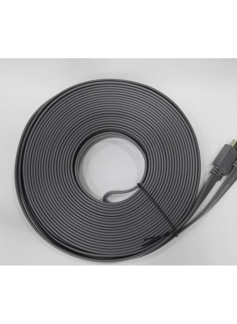 Zero Cable HD Flat 10M grey