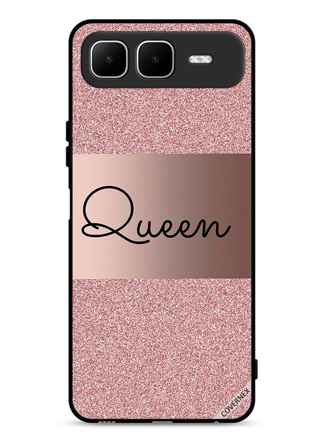 Covernex Infinix Smart 10 Plus Protective Case Cover Queen Glitters Background
