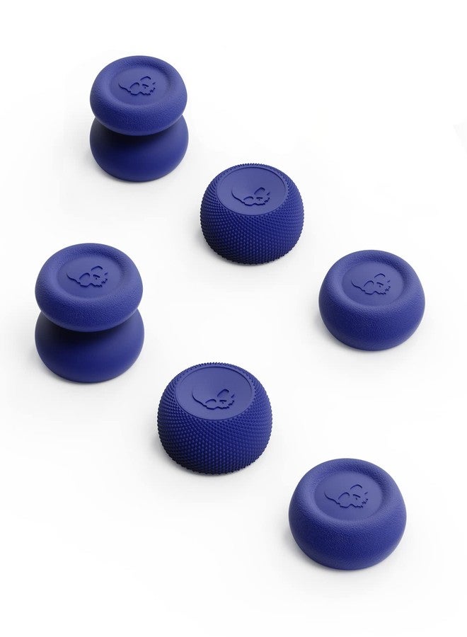 Skull & Co. Skin, CQC and FPS Thumb Grips Joystick Cap Analog Stick Cover for XBOX (XSX/XB1) Controller - Neon Blue, 3Pairs(6pcs) - Image 1