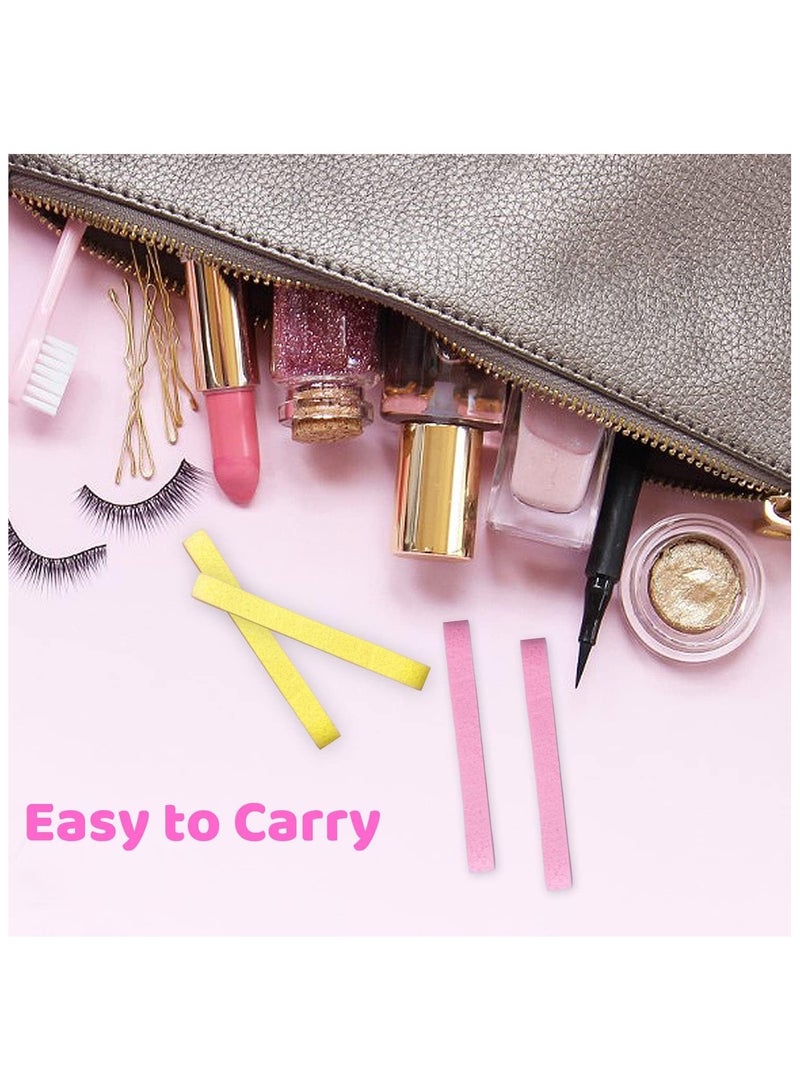 60PCS Compressed Facial Sponges for Cleansing  Makeup Removal, Soft, Reusable Exfoliating Sponge Pads for Daily Skincare (Yellow  Pink) - Image 2