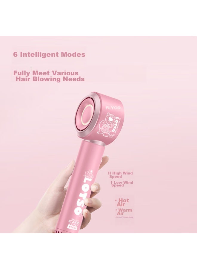 Flyco High-speed Hair Dryer For Home And Dormitory Use, Gift For Girls, Strong Airflow, Negative Ion Hair Protection, Constant Temperature, Quick-drying, Strawberry Bear Co-branded Edition Fh6372 - Image 2