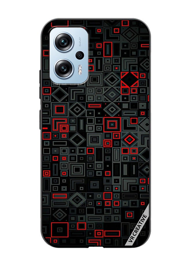 VR CREATIVE Protective Case Cover For Xiaomi Poco X4 GT Abstract Design Multicolour - Image 1