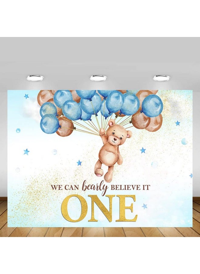 Boys 1St Birthday Bear Backdrop We Can Bearly Believe It One Happy First Birthday Banner Decorations Photography Background Kids Portrait Cake Table Supplies 7X5Ft - pzsku/Z899BDF5A940D6CE5D4F3Z/45/_/1697271597/ec6a5435-02cd-482e-92cd-9aa5a251b4e6