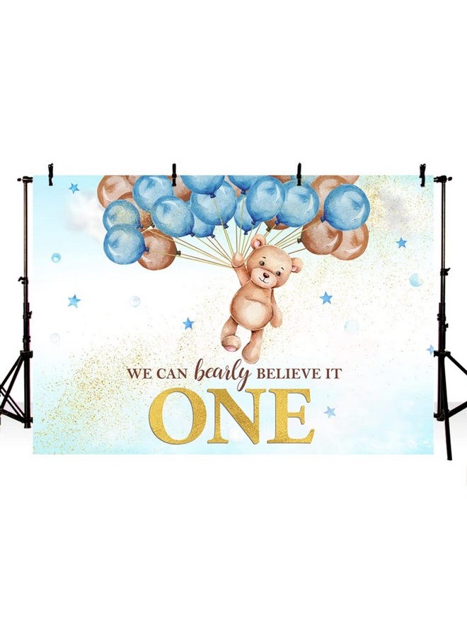 Boys 1St Birthday Bear Backdrop We Can Bearly Believe It One Happy First Birthday Banner Decorations Photography Background Kids Portrait Cake Table Supplies 7X5Ft - pzsku/Z899BDF5A940D6CE5D4F3Z/45/_/1697271598/d8938828-a936-4012-8728-18e92a56fcf6