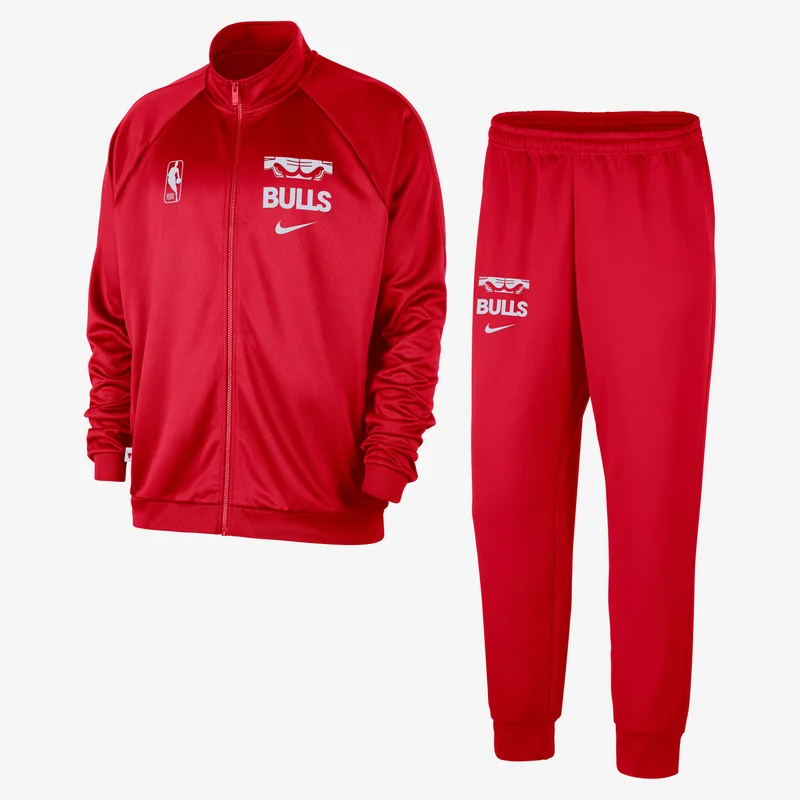 نايكي Men's NBA Chicago Bulls Club Courtside Tracksuit