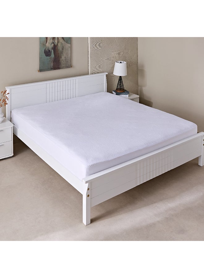Home Box Terry Waterproof King Mattress Protector 200 x 33 x 180 cm  - Image 1