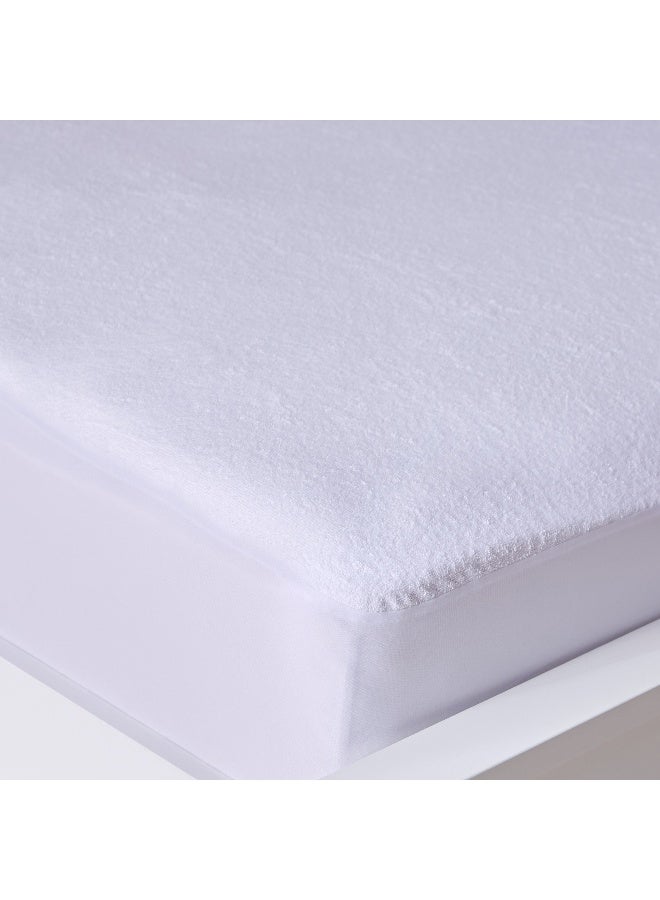 Home Box Terry Waterproof King Mattress Protector 200 x 33 x 180 cm  - Image 5