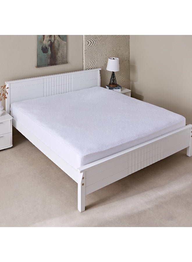 Home Box واقي مرتبة ملكي مضاد للماء تيري 200 x 33 x 180 سم - Image 1