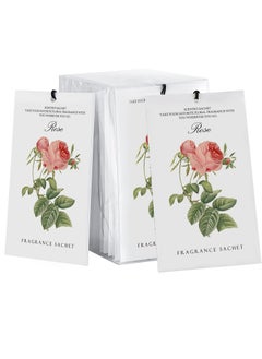 SYOSI Rose Sachet 1Box 12Pcs Scented Sachets Air Freshener for Drawer and Closet Long Lasting Sachets Bags Drawer deodorizers Fresh Scents Home Fragrance Sachet for Lover Home Car Fragrance Product  - Image 1