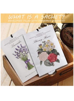 SYOSI Rose Sachet 1Box 12Pcs Scented Sachets Air Freshener for Drawer and Closet Long Lasting Sachets Bags Drawer deodorizers Fresh Scents Home Fragrance Sachet for Lover Home Car Fragrance Product  - Image 3
