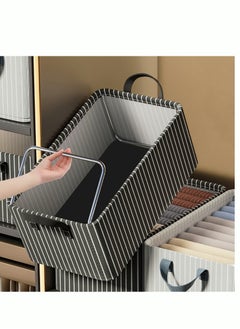MIXDE 4 PCS Storage Bags Large Blanket Clothes Organization and Storage Containers for Bedding Comforters Foldable Organizer with Reinforced Handle  - Image 4