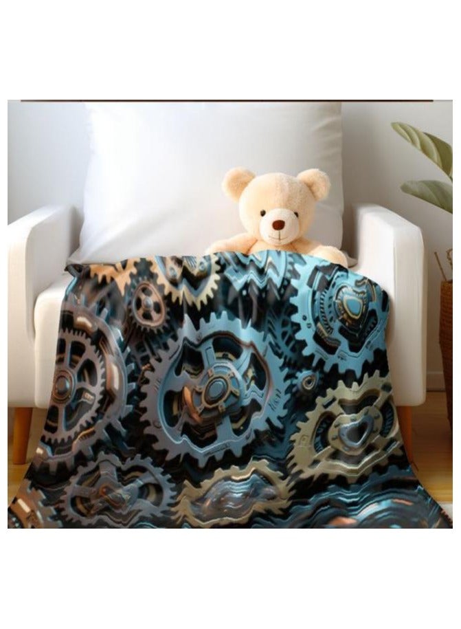 general Flannel thin blanket (warm and comfortable, suitable for sleep, gaming, dust removal and sandproof) 150cm*200cm - 816 - Image 5