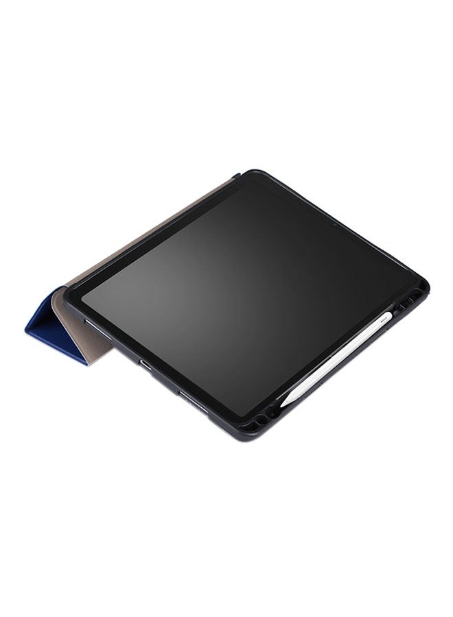 DUSALA Protective Case Cover For Apple iPad Pro 11 Inch With Pen Holder Dark Blue - Image 3