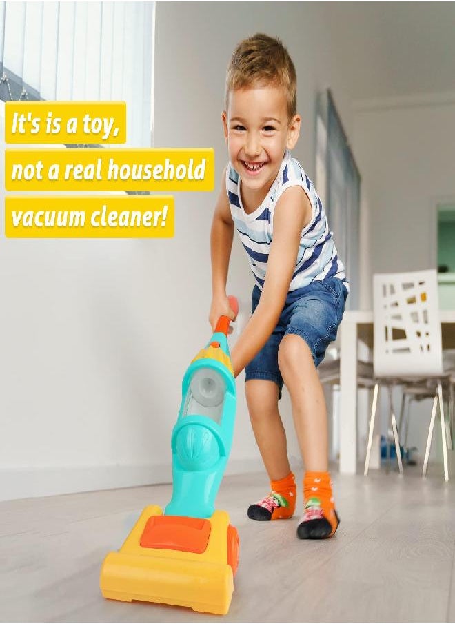 EP EXERCISE N PLAY Kids Vacuum Cleaner Toy for Toddler, Toy Vacuum Cleaner with Light & Realistic Sounds, Pretend Role Play Household House Keeping Kids Cleaning Set Playing Learning Toys for Children Girls Boys  - Image 2