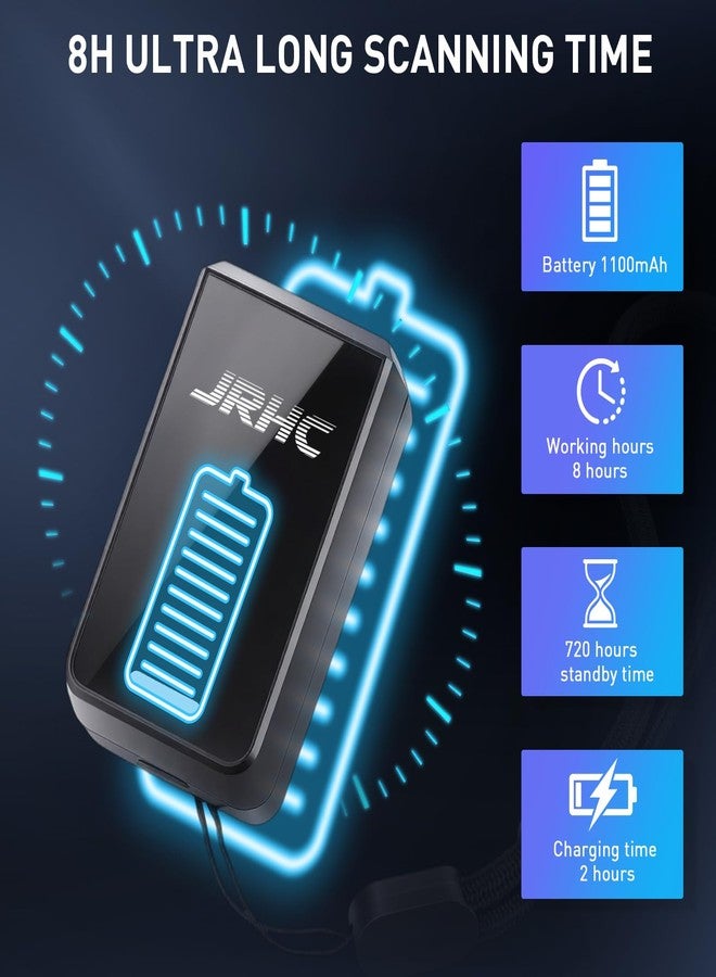 JRHC 1D 2D Wireless Barcode Scanner Bluetooth, Mini Portable Barcode Reader, 3-in-1 BT & 2.4G & USB Wired QR Code Scanner, Compatible with Android, iOS, Windows, Mac Tablets Or PC - Image 4