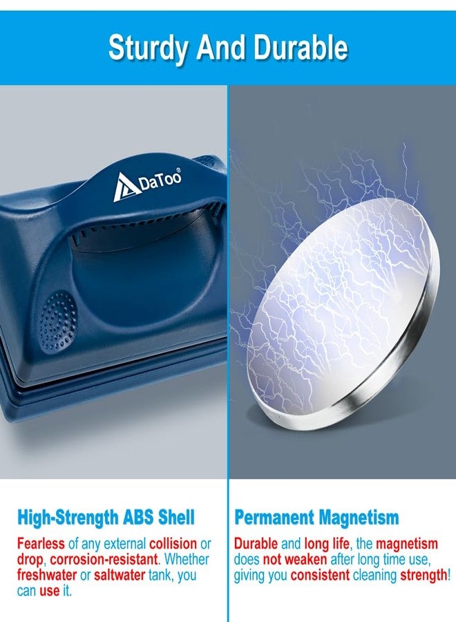 داتو مكشطة تنظيف أحواض السمك المغناطيسية الصغيرة من داتو، أدوات تنظيف أحواض السمك الصغيرة، أدوات تنظيف أحواض السمك الزجاجية النانوية بمغناطيس فائق القوة (الحد الأقصى) - Image 5