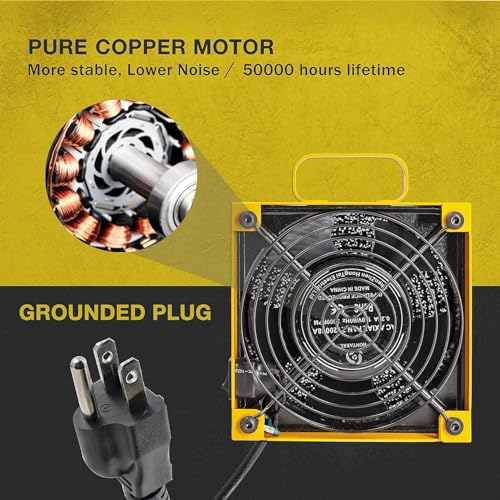 KOTTO Solder Fume Extractor with 2 Magnetic Helping Hands and 5 Carbon Filters -Breathe Fresh Air for various Welding Scenarios, Essential for DIY Soldering, Phone Repair, Hobbies, Jewelry, and Crafts - Image 3