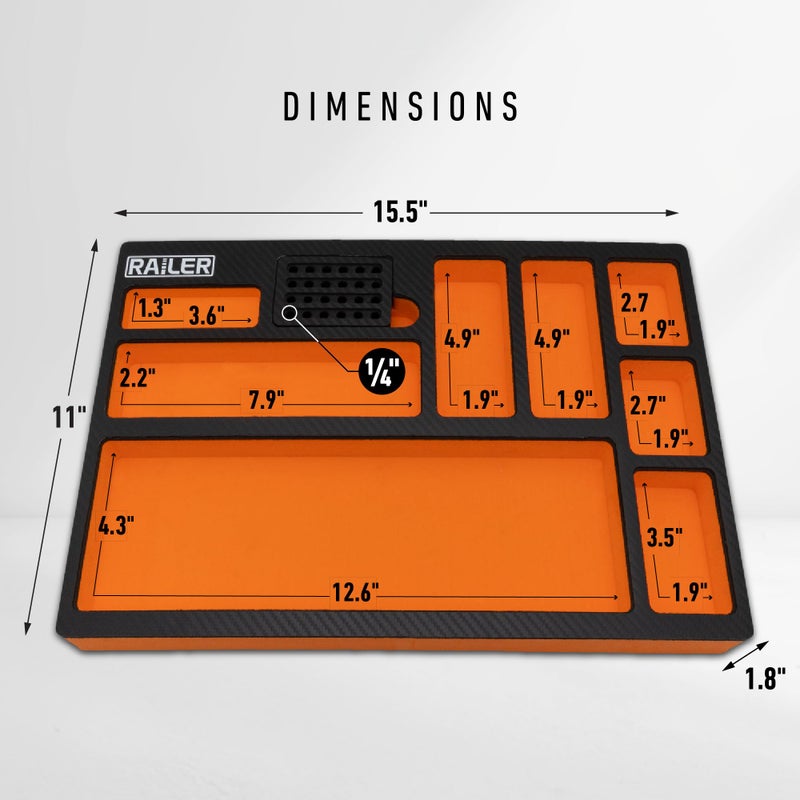 Railer EVA Foam Tool Tray â€“ Premium Tool Box Accessories & Storage Organizer with a Built-In Bit & Socket Organizer for Your Tool Drawer - Image 3