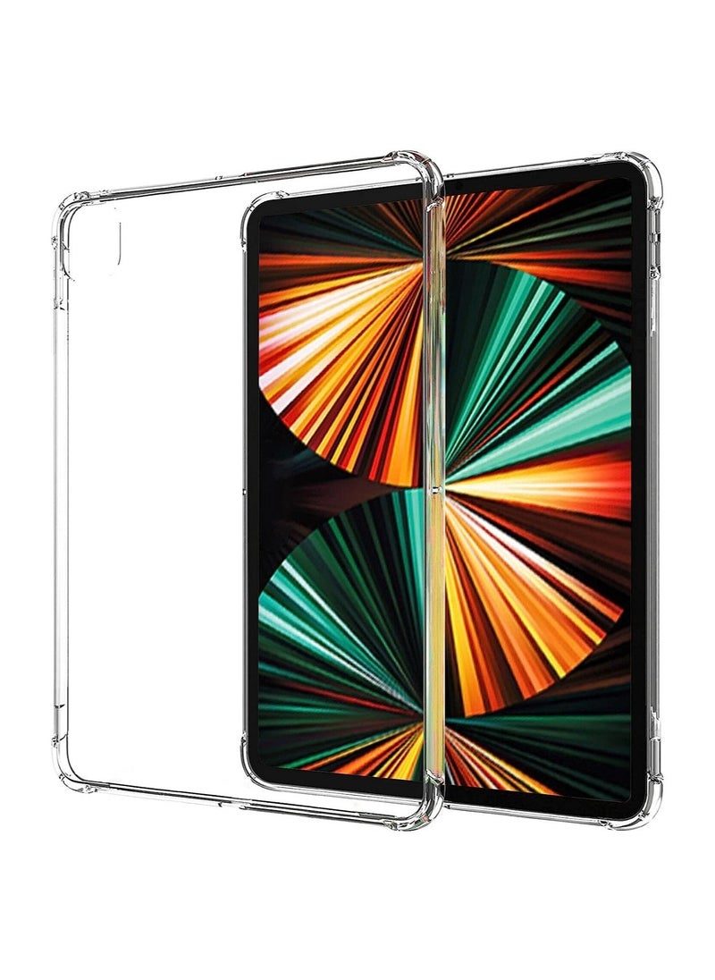 Raxoom iPad Air 4/5 10.9 Inch Air 11 inch 2024 M2 Air 4th/5th Generation Case with Pencil Holder Transparent Back Smart Protective Cover Black - Image 1