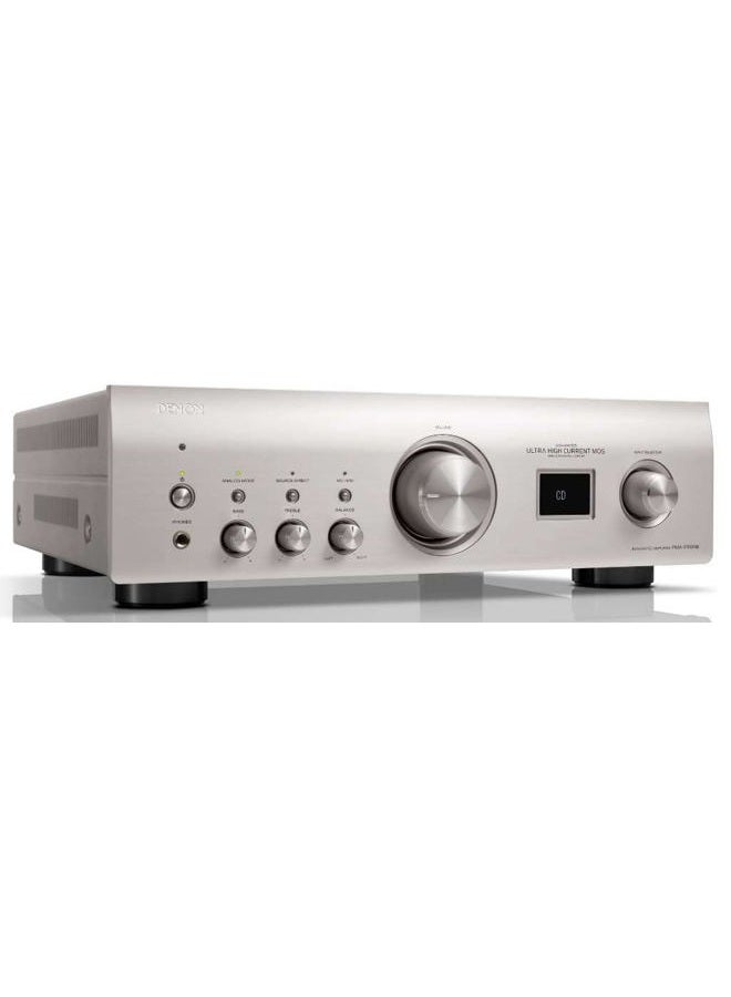 DENON PMA-1700NE Integrated Amplifier (140W x 2), Built-in USB-DAC & Phono Equalizer, Analog Mode, Ultra-High Current Power Circuit, Advanced AL32 Processing Plus, Hi-Res Audio, Silver - Image 1